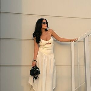 ZARA Cutout Combination Dress